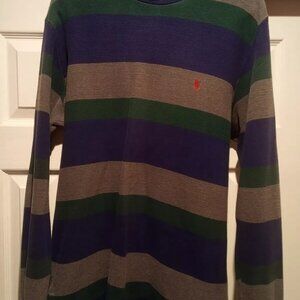 Vintage Polo By Ralph Lauren Men's Large 100% Cotton Turtleneck - Made In USA